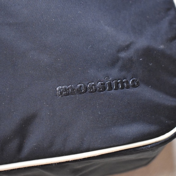 Y2K Mossimo Mini Backpack Sporty Nylon Black Meredith Blake 10x9x4" VTG 2000s - Picture 5 of 5